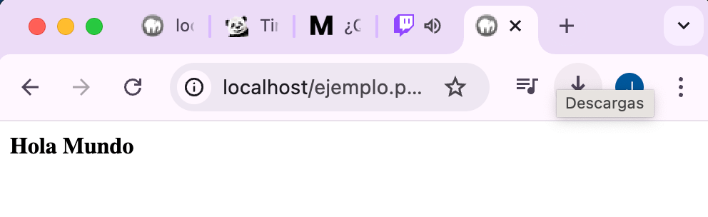 Ejemplo con etiqueta strong